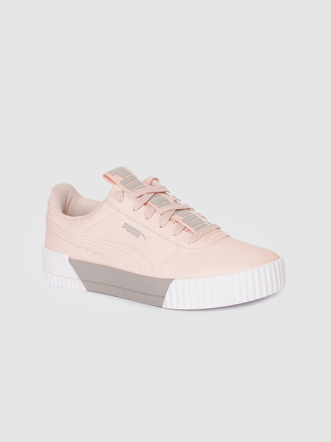 puma carina white pink