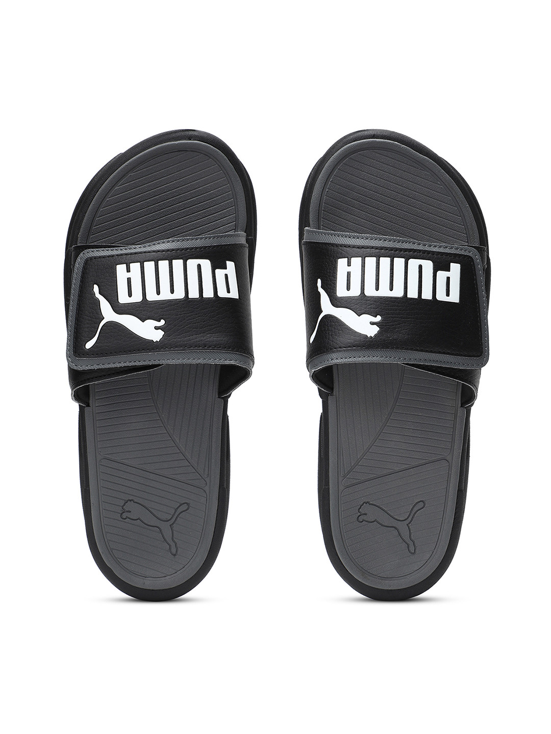 Buy Puma Unisex Black Printed Royalcat Comfort Sliders - Flip Flops for Unisex 11420884 | Myntra