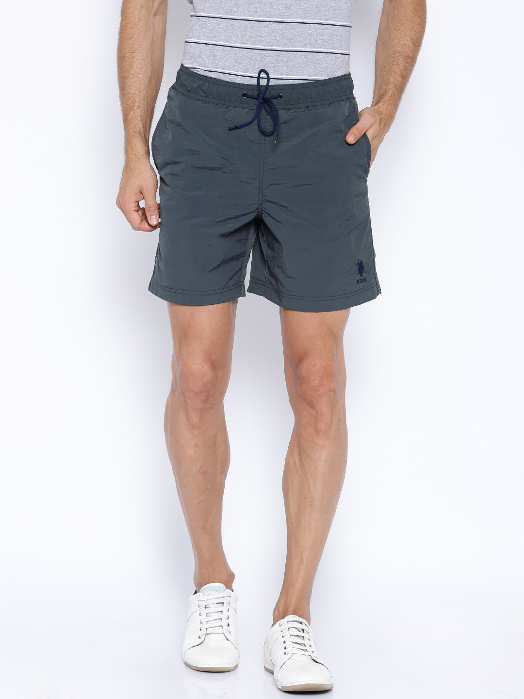 Buy U.S. Polo Assn. Grey Shorts Shorts for Men 1142210 Myntra