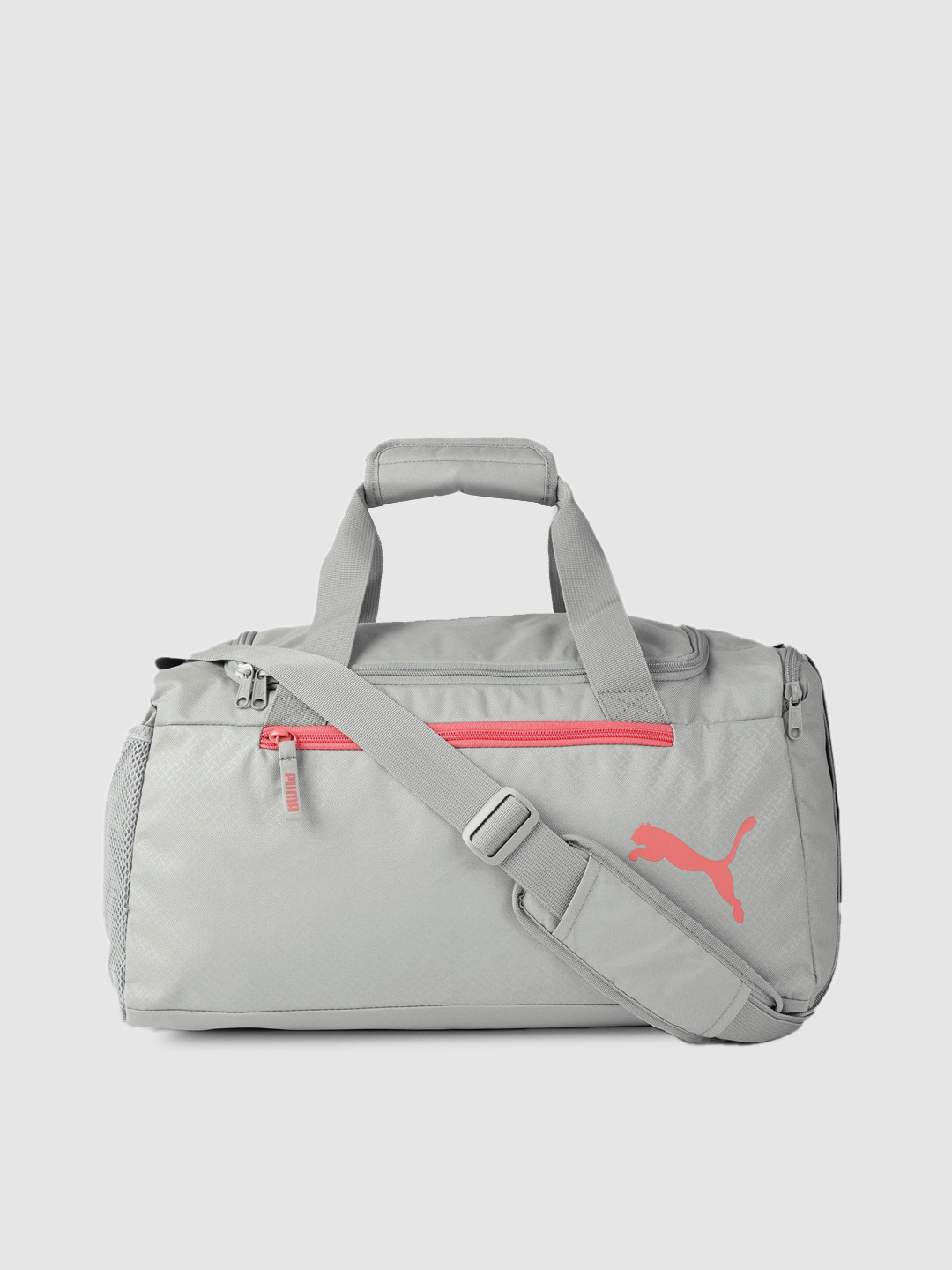 Buy Puma Unisex Grey Fundamentals Sports Duffel Bag Duffel Bag for