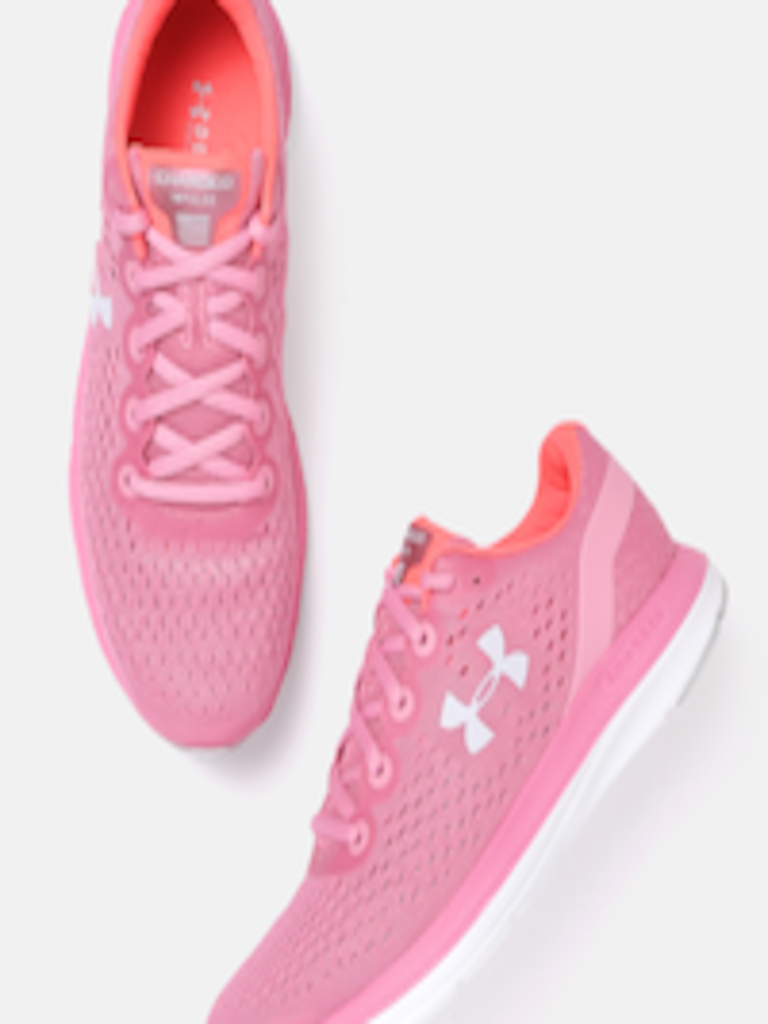 Buy UNDER ARMOUR Women Pink Solid Charged Impulse Running Shoes ...