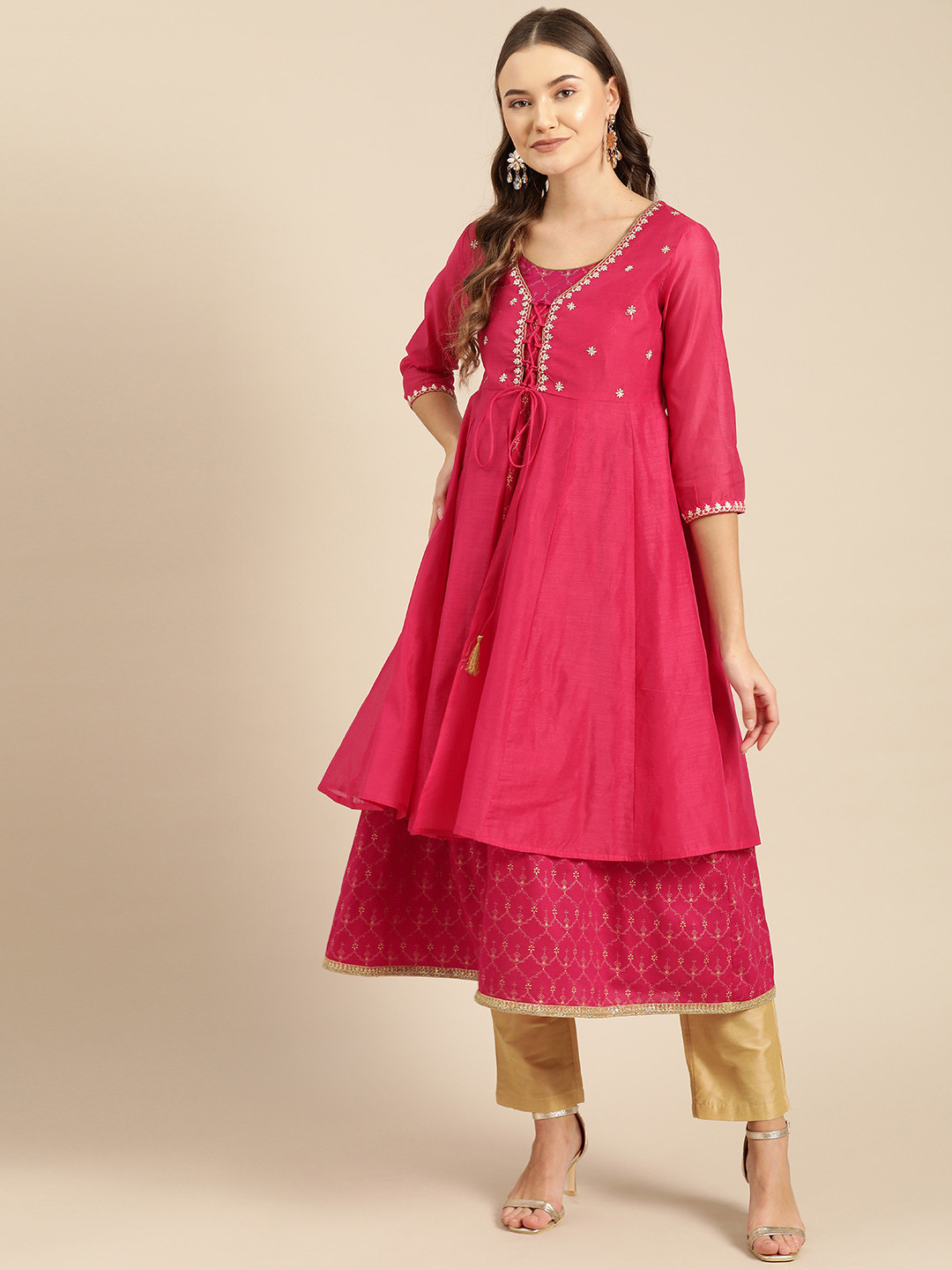 layered kurtas