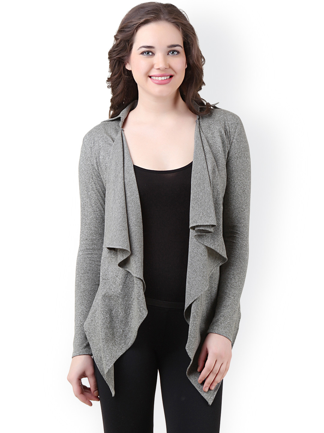 Buy Texco Grey Shrug Shrug for Women 1144188 Myntra