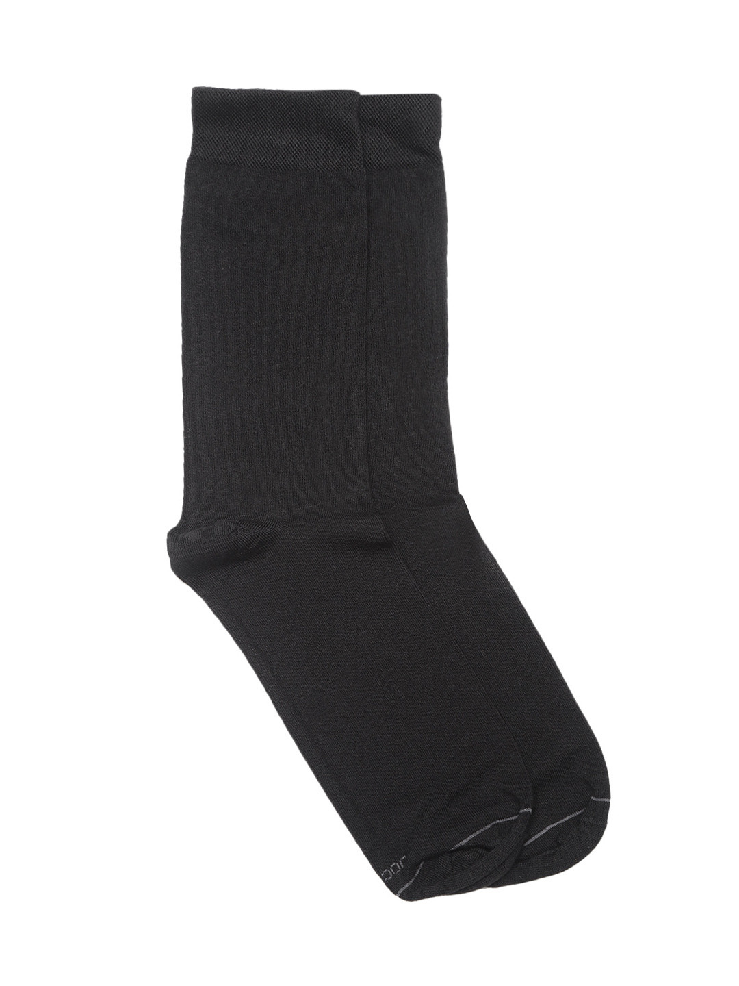 Buy Jockey Men Black Solid Above Ankle Length Socks With Brand Logo Printed Detail Socks for