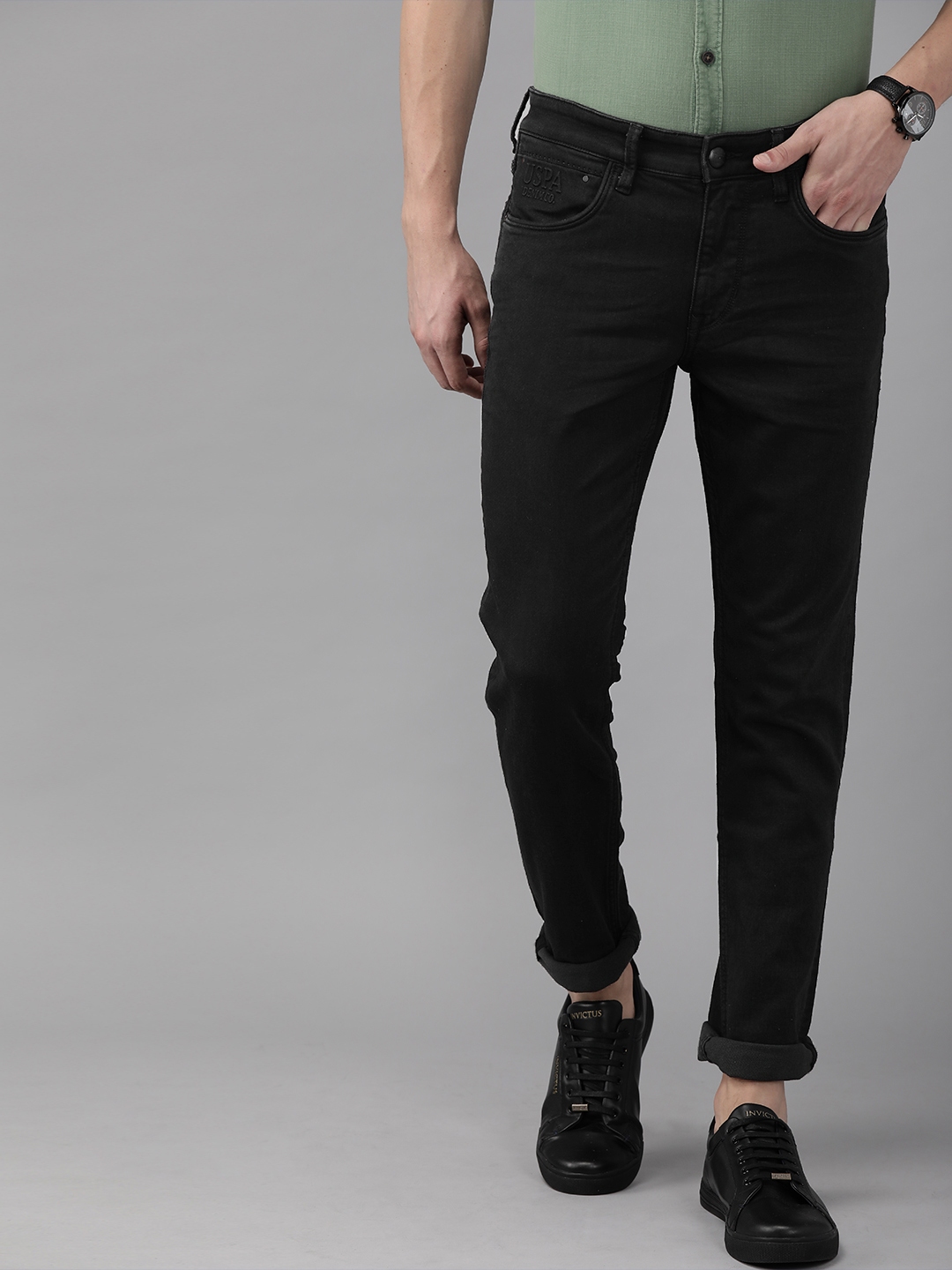 us polo assn black jeans