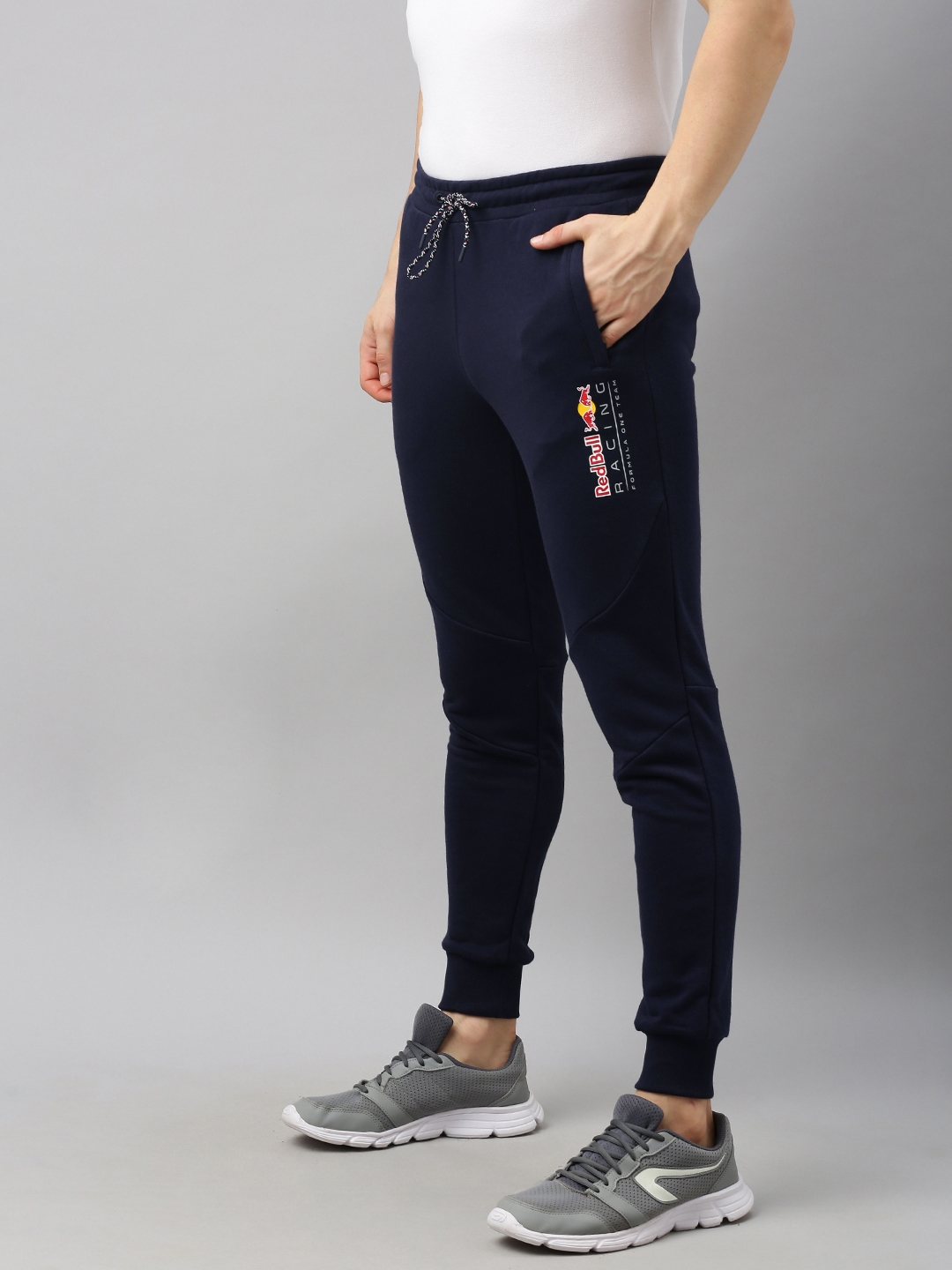 mens navy puma joggers