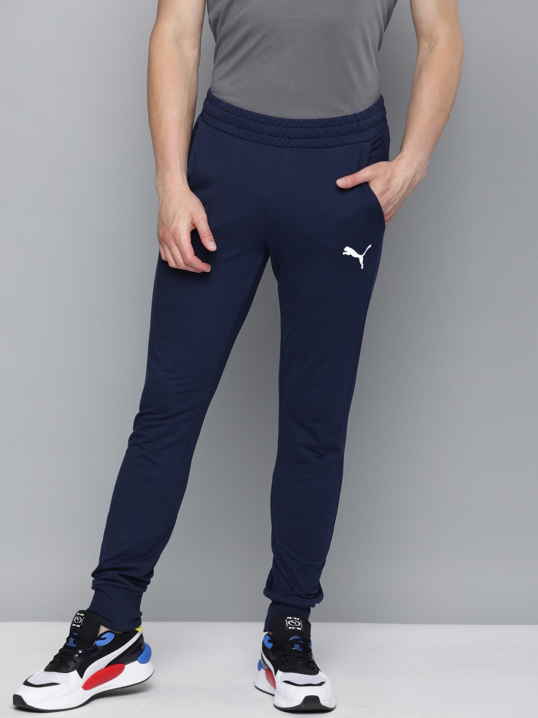 navy blue puma pants