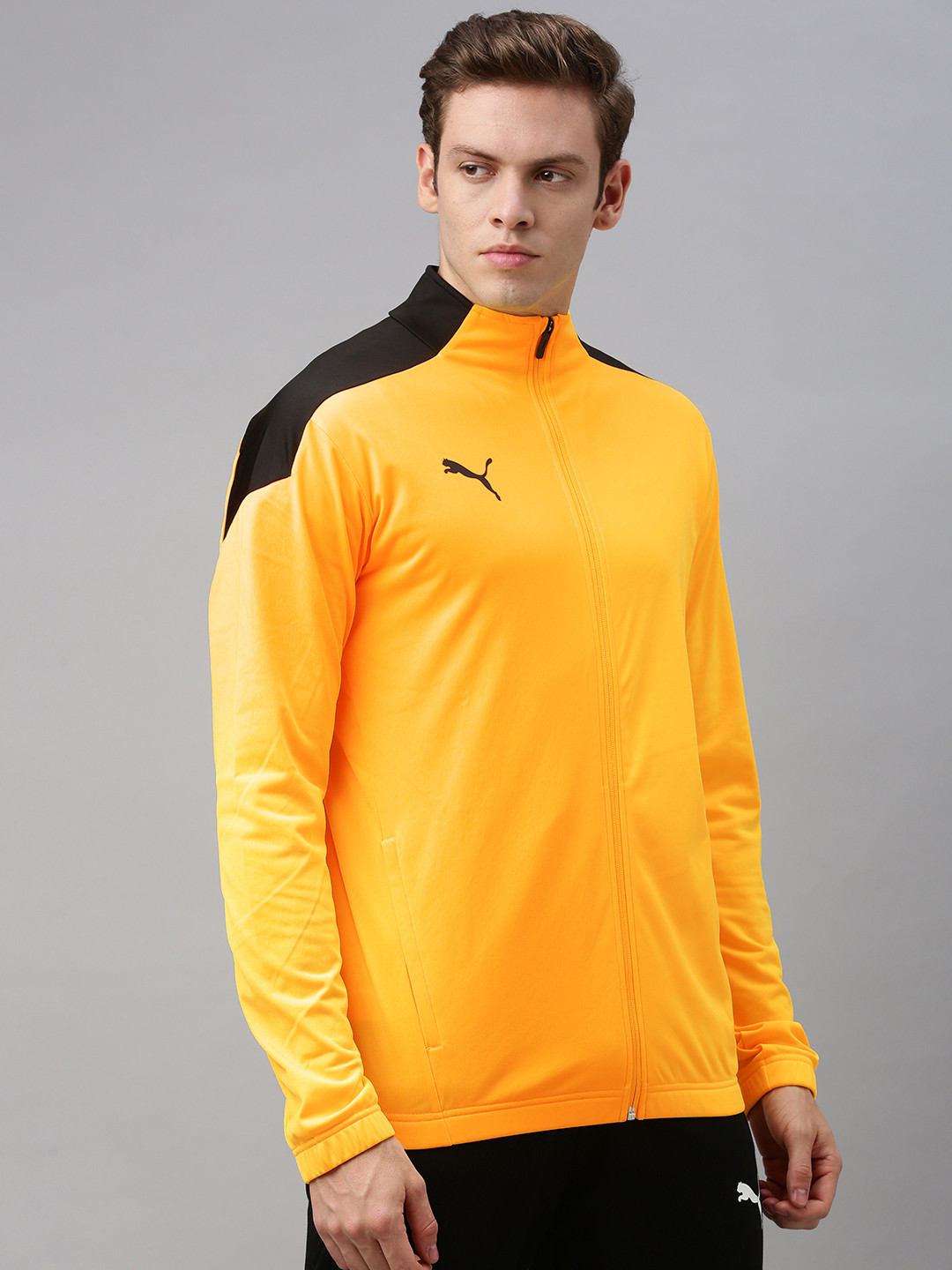 Buy Puma Men Yellow Solid Lightweight FtblNXT Track Sporty Jacket