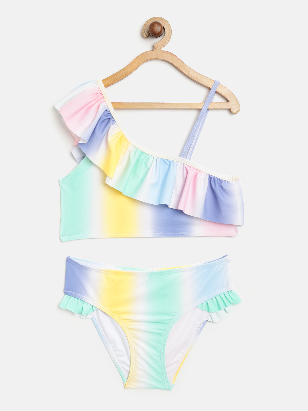 Buy Marks & Spencer Girls Multi Coloured Printed Swim Set Swimwear for Girls 11454904 Myntra