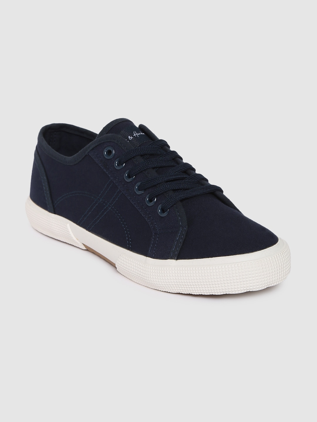 Buy Mast & Harbour Men Navy Blue Sneakers - Casual Shoes for Men ...