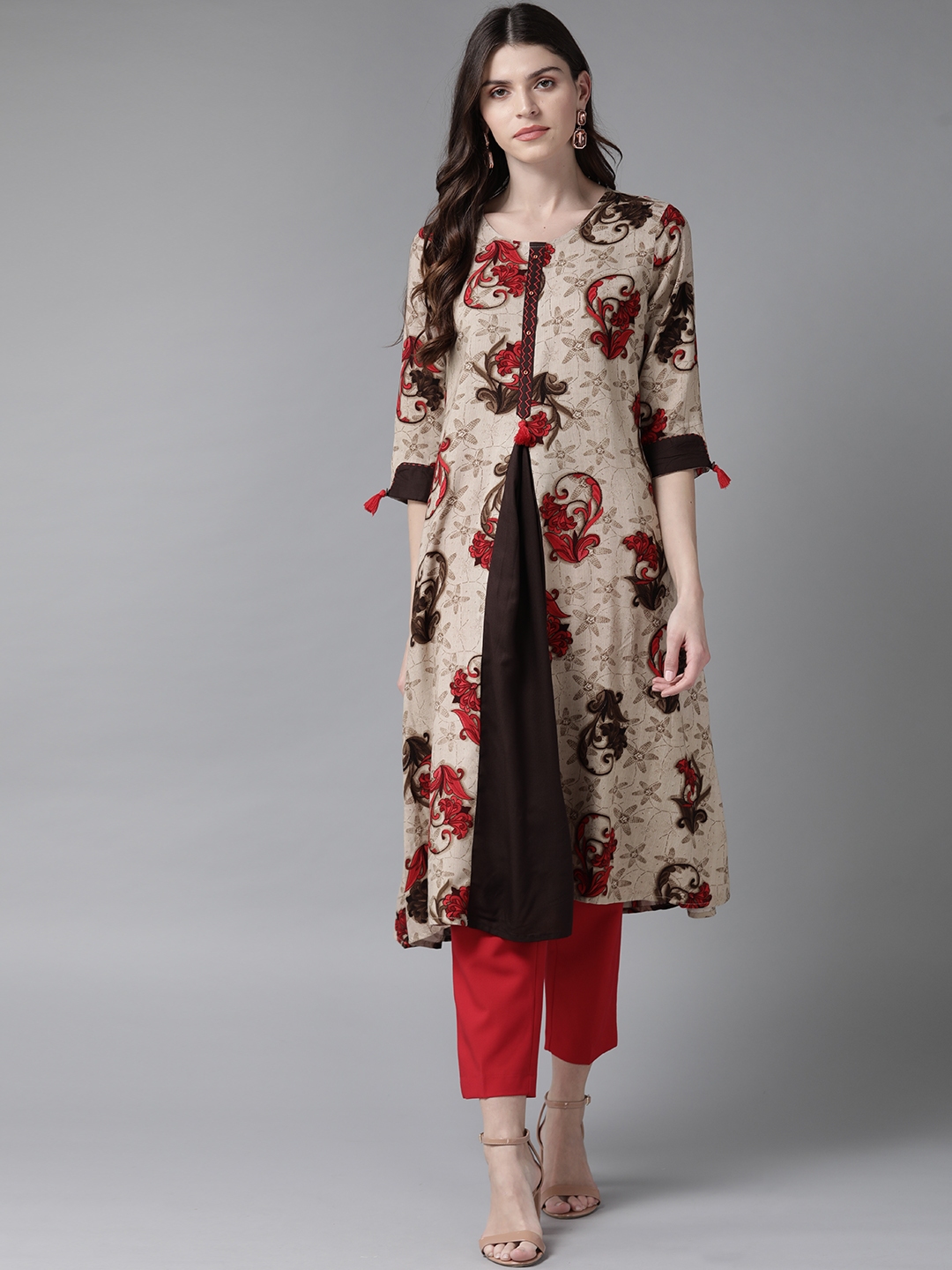 coffee brown kurti