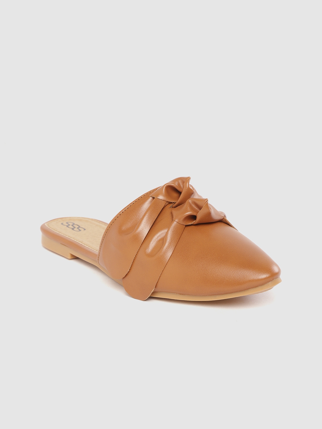 knotted mules flat