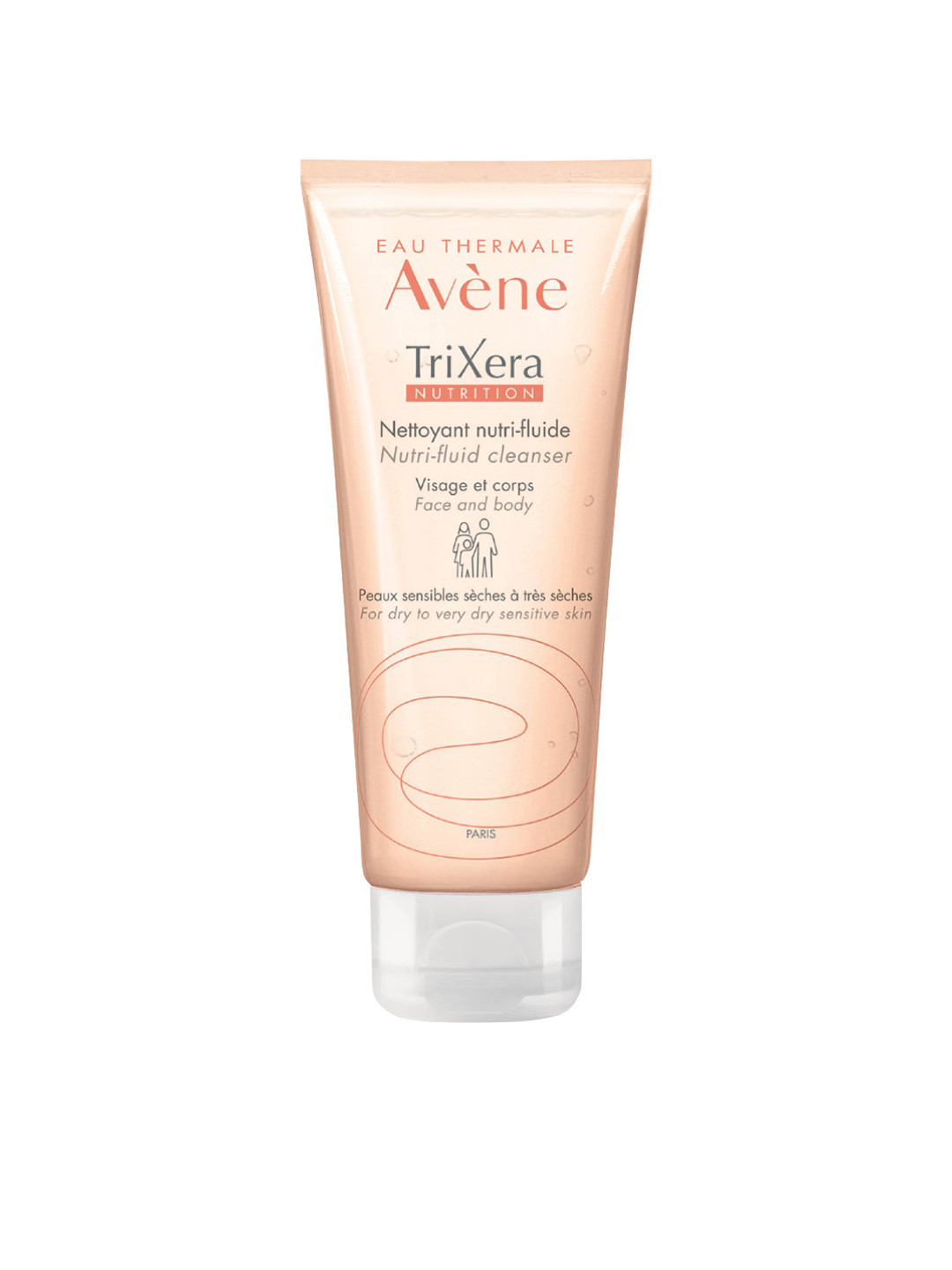 Buy Avene Unisex Trixera Nutrition Nutrifluide Cleansing Gel 100 Ml