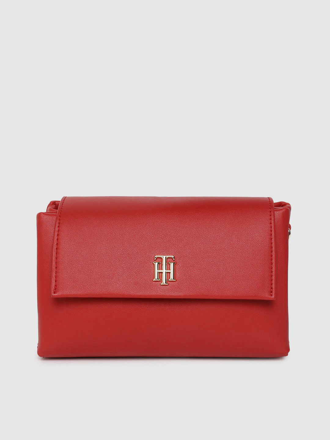 Buy Tommy Hilfiger Red Solid Modern Sling Bag Handbags for Women