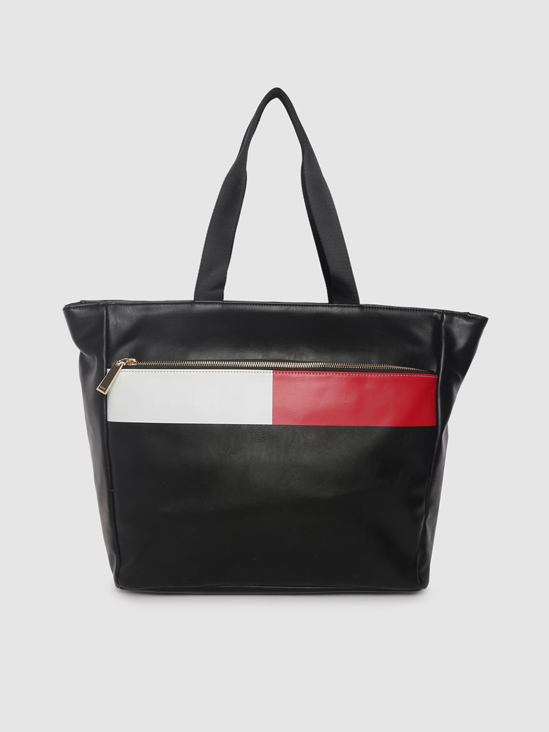 Buy Tommy Hilfiger Women Black Colourblocked Shoulder Bag Handbags