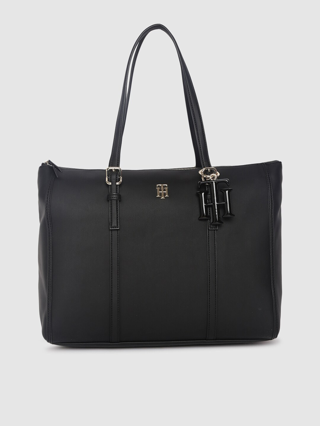 Buy Tommy Hilfiger Women Black Solid Shoulder Bag Handbags for Women