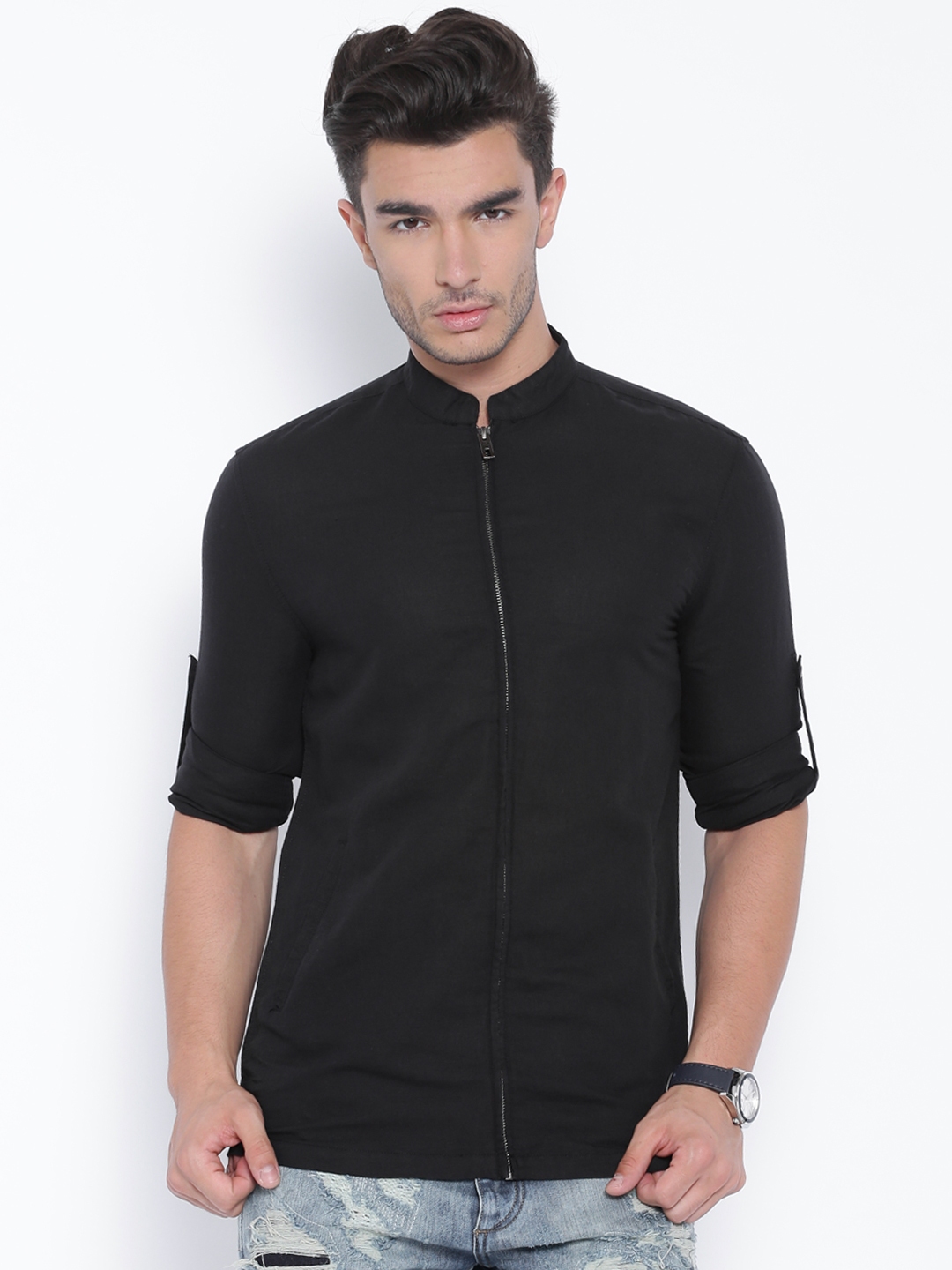 jack and jones shirt black