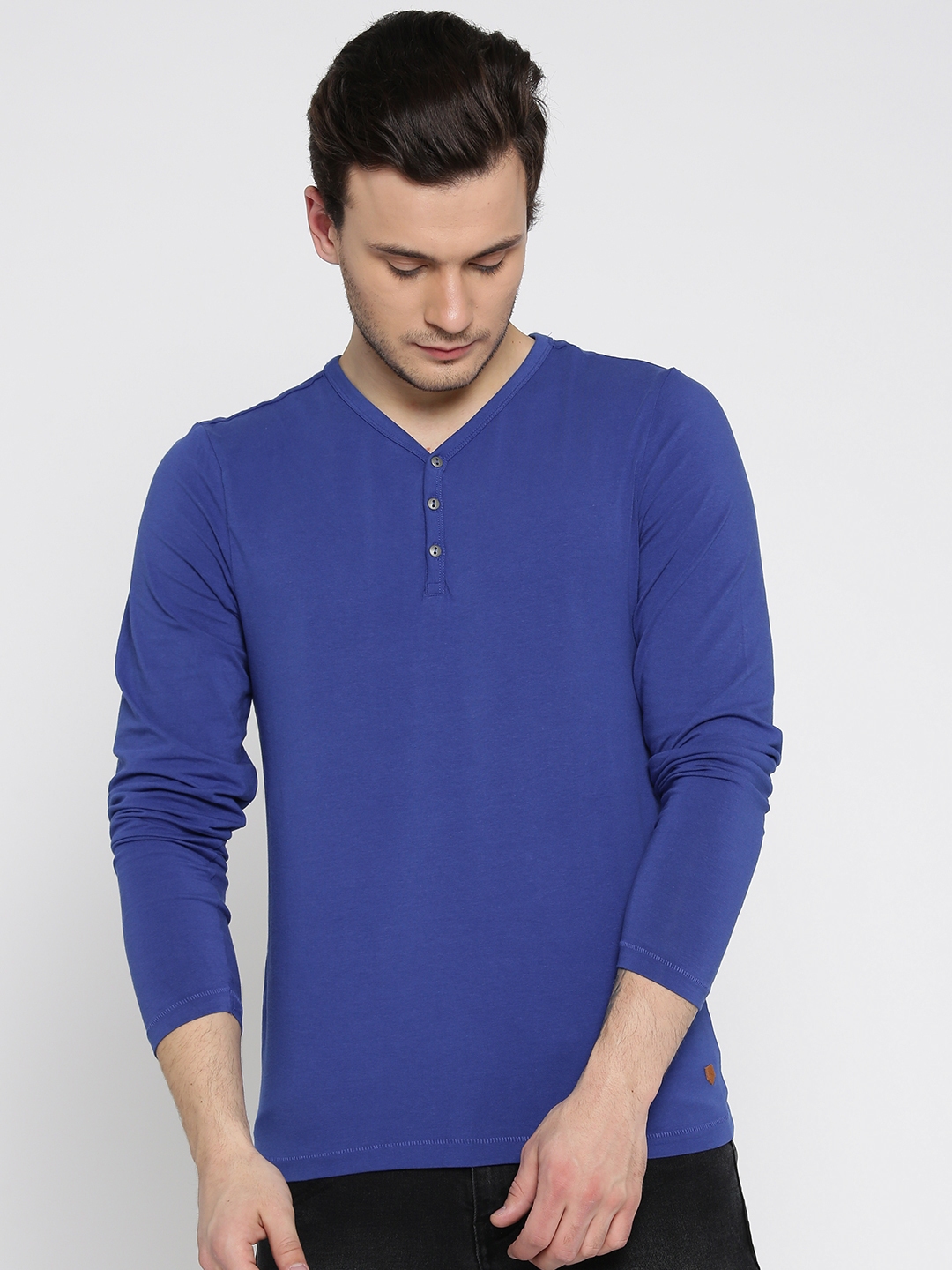 jack and jones blue and white shirt
