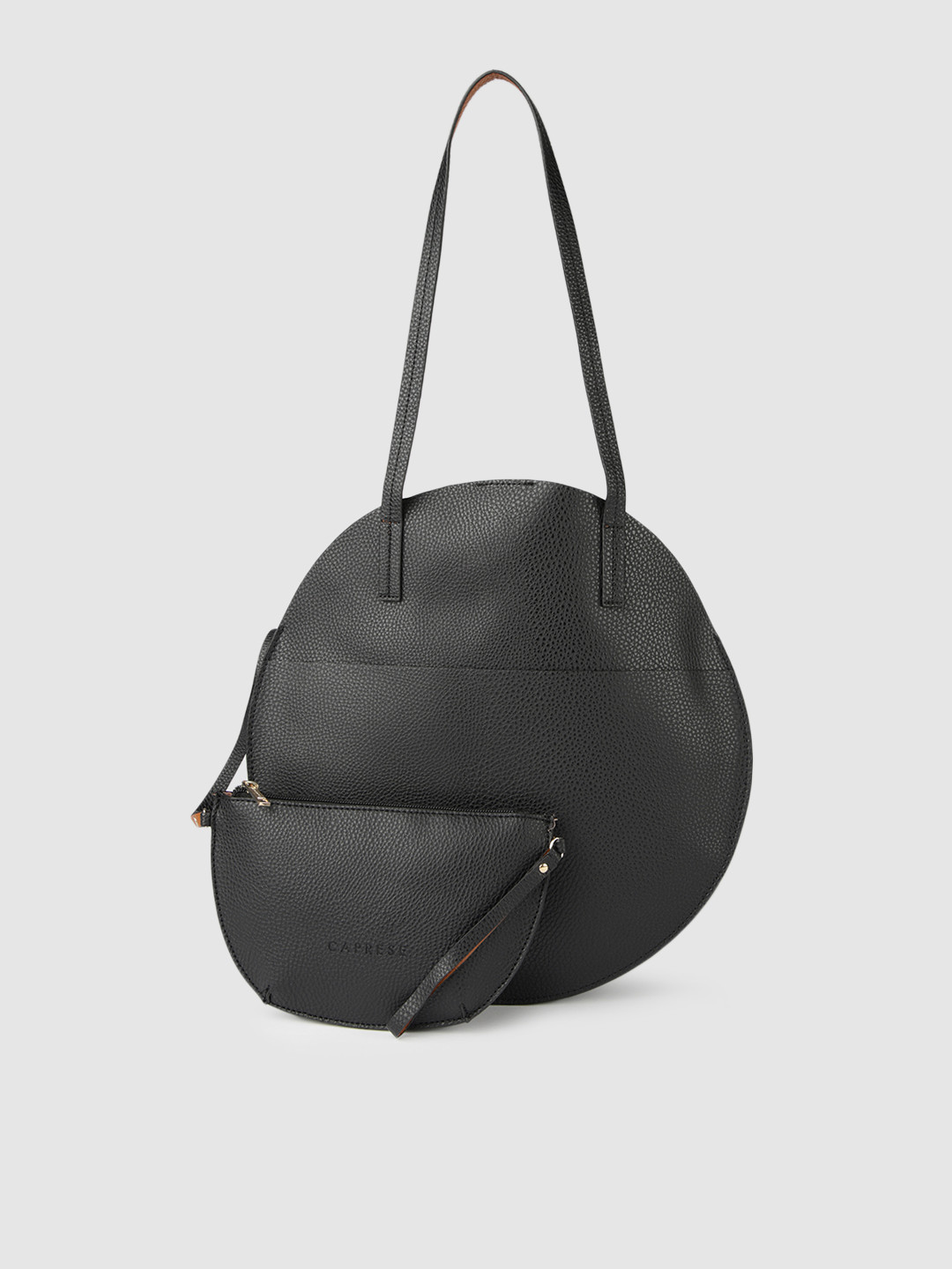 Buy Caprese Black Solid Shoulder Bag - Handbags for Women 11511852 | Myntra