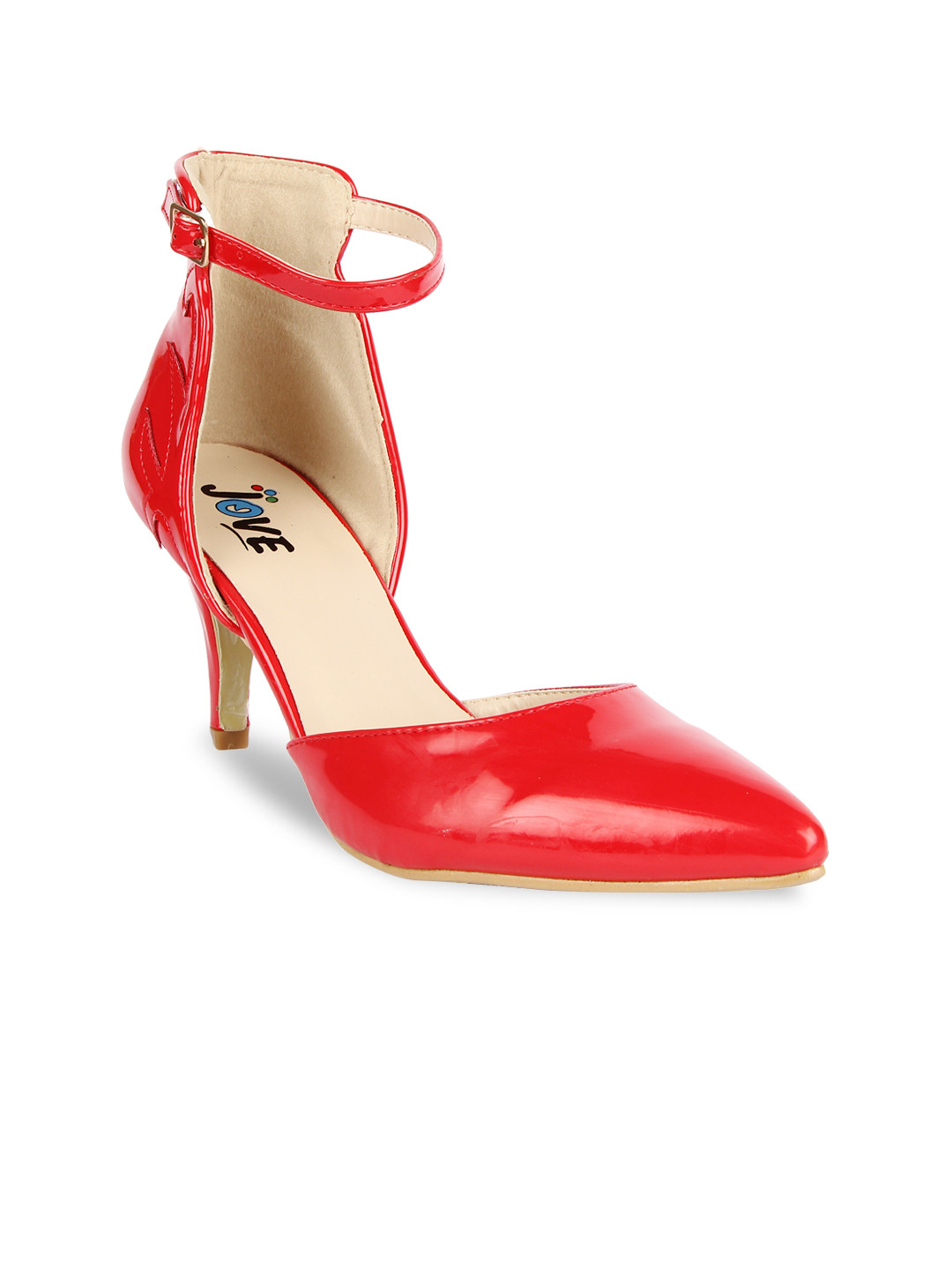 Buy Jove Women Red Heels Heels for Women 1151218 Myntra