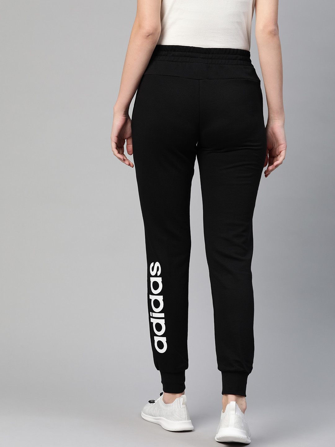 Buy ADIDAS Women Black Slim Fit Solid E LIN Joggers Track Pants for Women 11528802 Myntra