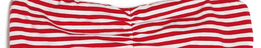 Buy FOREVER 21 Women Red & White Striped Tube Top - Tops for Women ...