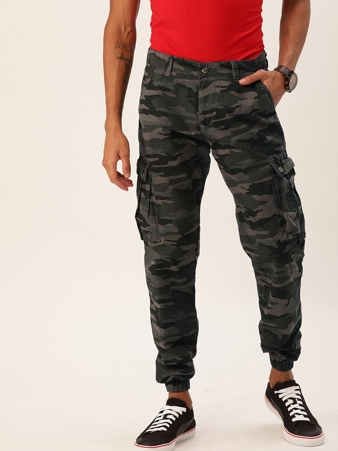 cargo joggers myntra