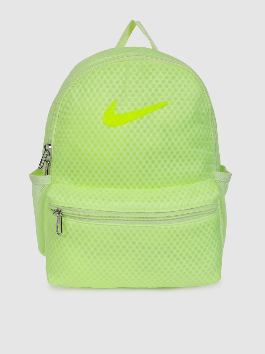 Buy Nike Unisex Kids Lime Green Solid Backpack Backpacks for Unisex