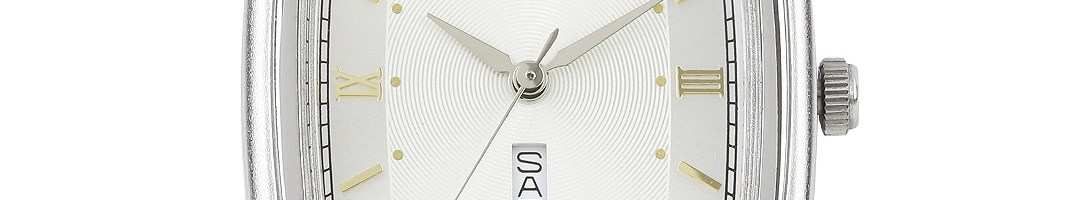 Buy Titan Men Silver Toned Dial Watch 1640SM02 - Watches for Men ...