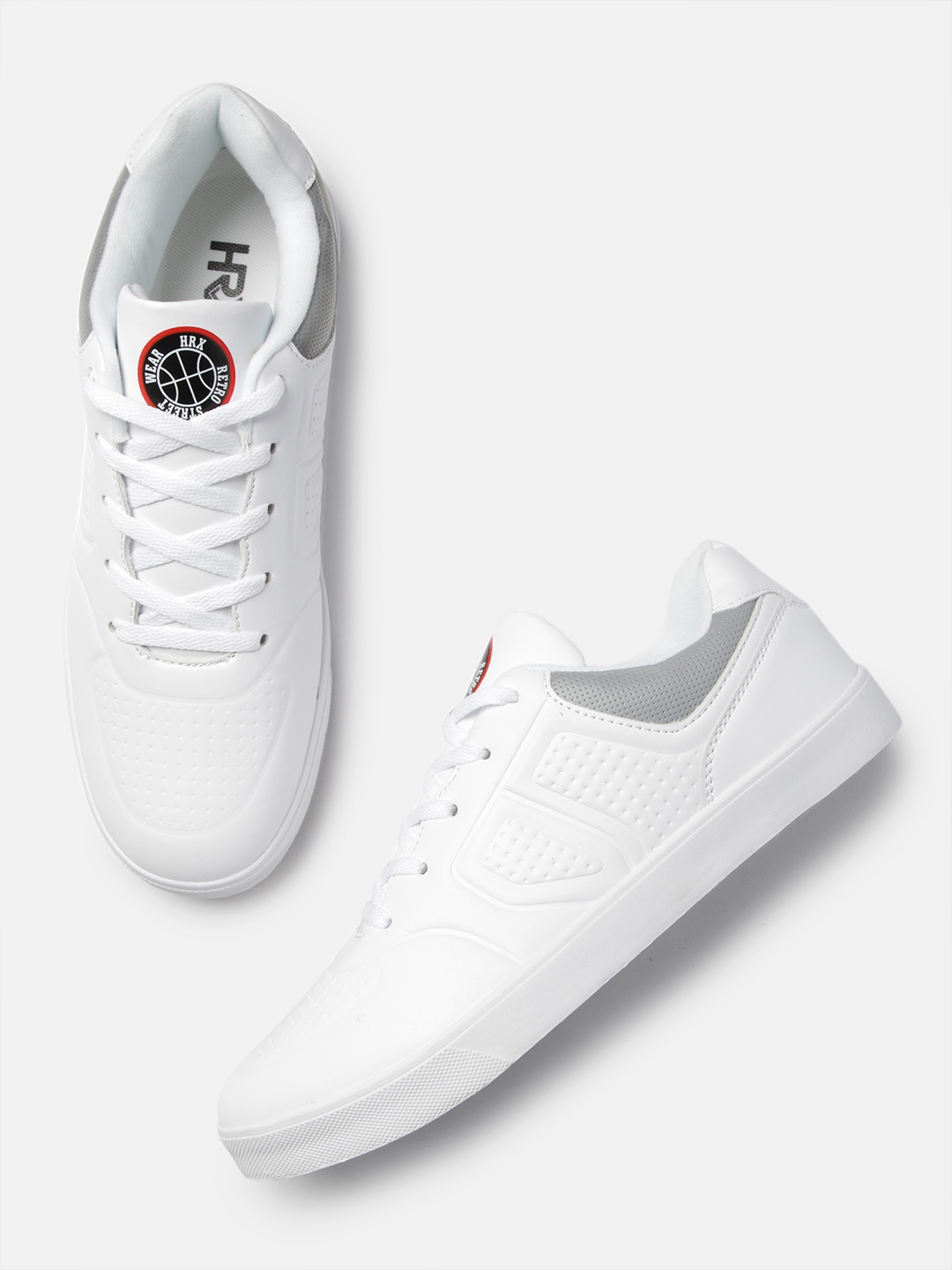 White sneakers for men hrx on sale