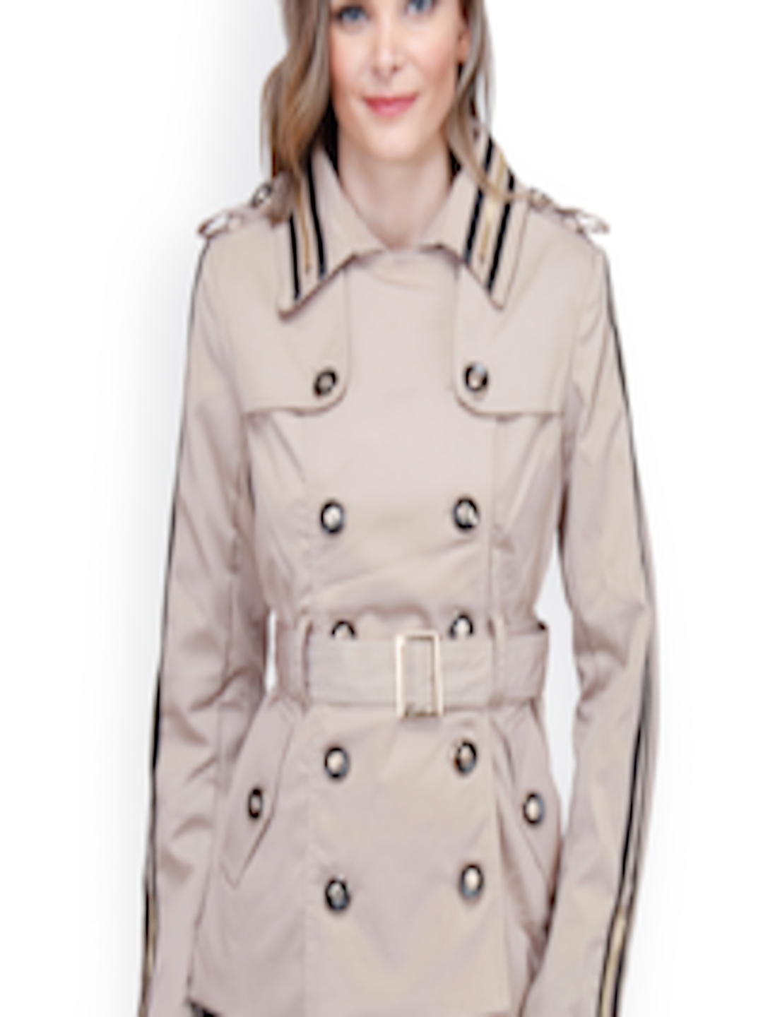 Buy Pab Jules Beige Coat - Coats for Women 1157444 | Myntra