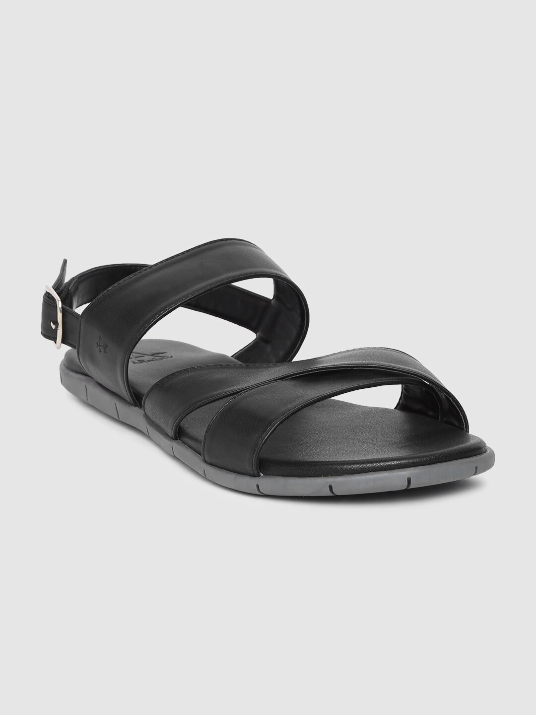 Buy Arrow Men Black Comfort Sandals - Sandals for Men 11578330 | Myntra