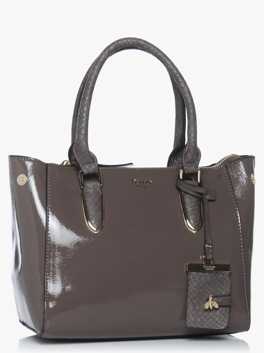 Buy Dune Grey Solid Handheld Bag Handbags for Women 11589244 Myntra