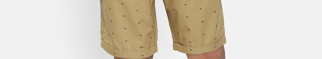 Buy United Colors Of Benetton Boys Beige Printed Regular Fit Shorts ...