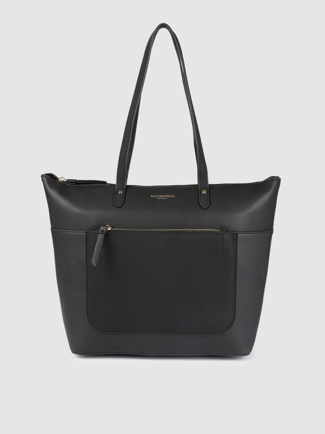 Buy Accessorize Women Black Solid Emily Shoulder Bag Handbags for