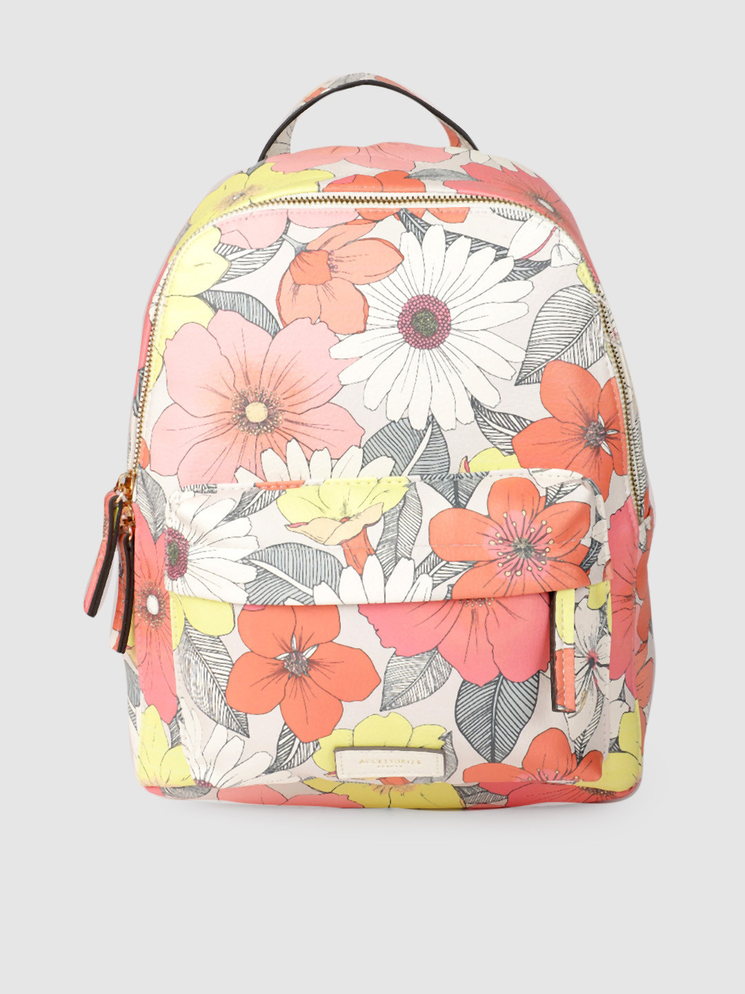 Buy Accessorize Women Multicoloured Floral Printed Backpack Backpacks