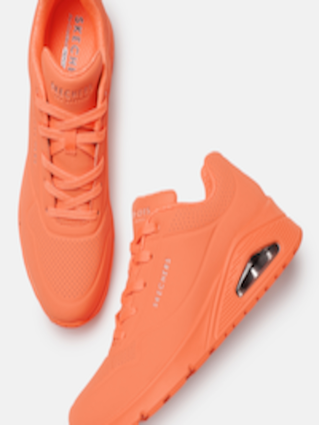 Buy Skechers Women Orange UNO Sneakers Casual Shoes for