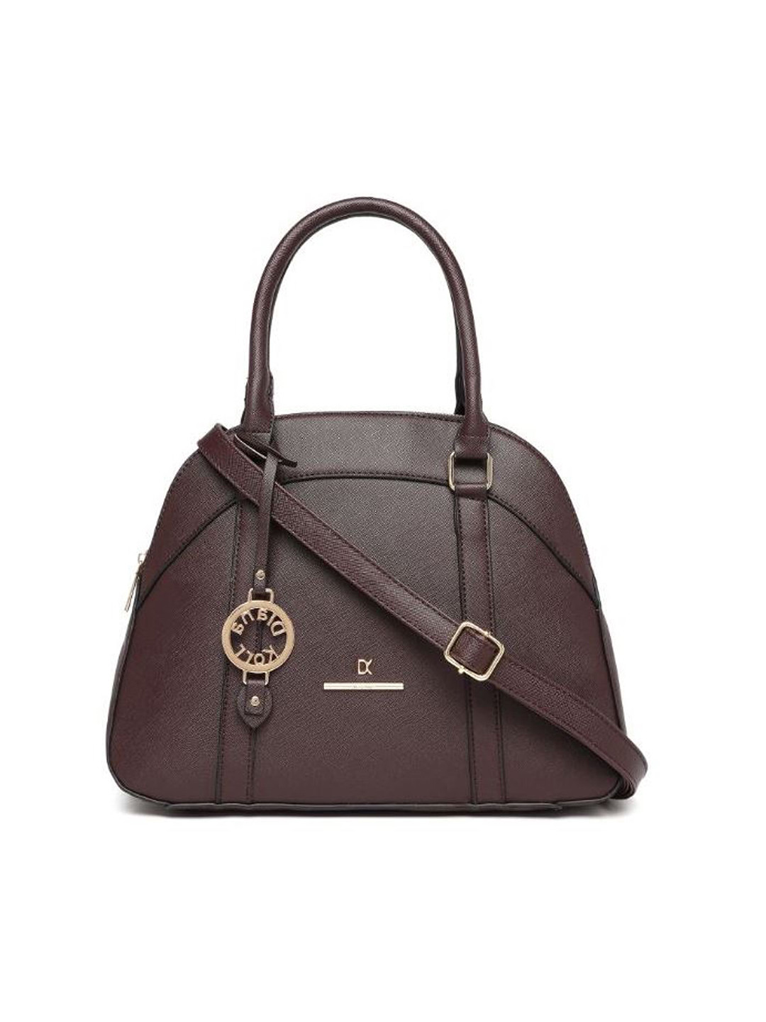 Buy Diana Korr Coffee Brown Solid Handheld Bag Handbags for Women