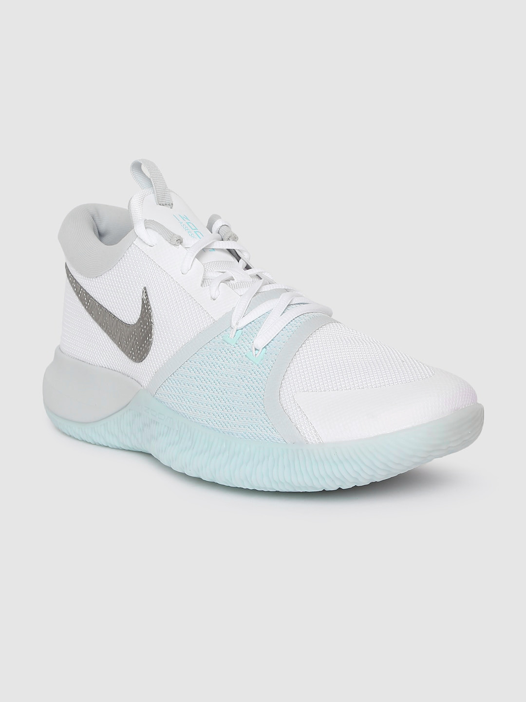 nike zoom basketball shoes white
