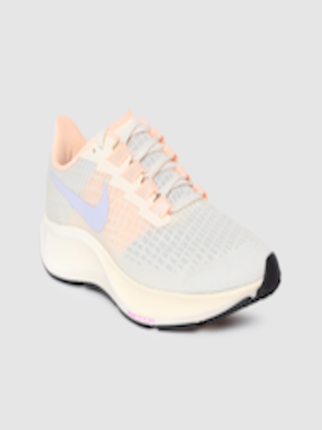 Buy Nike Women Off White Air Zoom Pegasus 37 Running Shoes - Sports ...
