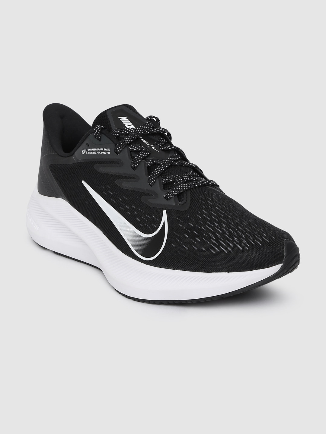 Buy Nike Men Black ZOOM WINFLO 7 Running Shoes - Sports Shoes for Men 11652600 | Myntra