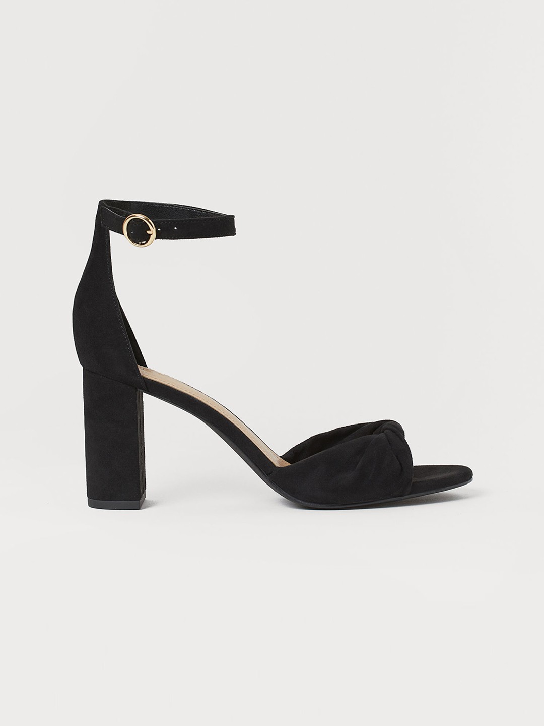 Buy H&M Women Black Sandals - Heels for Women 11655490 | Myntra