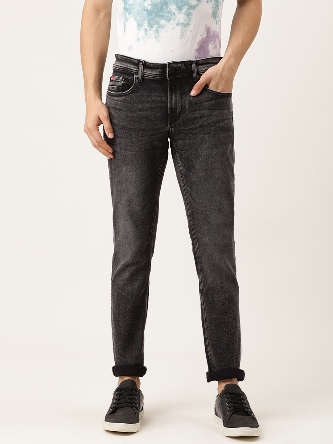 lee cooper denim joggers