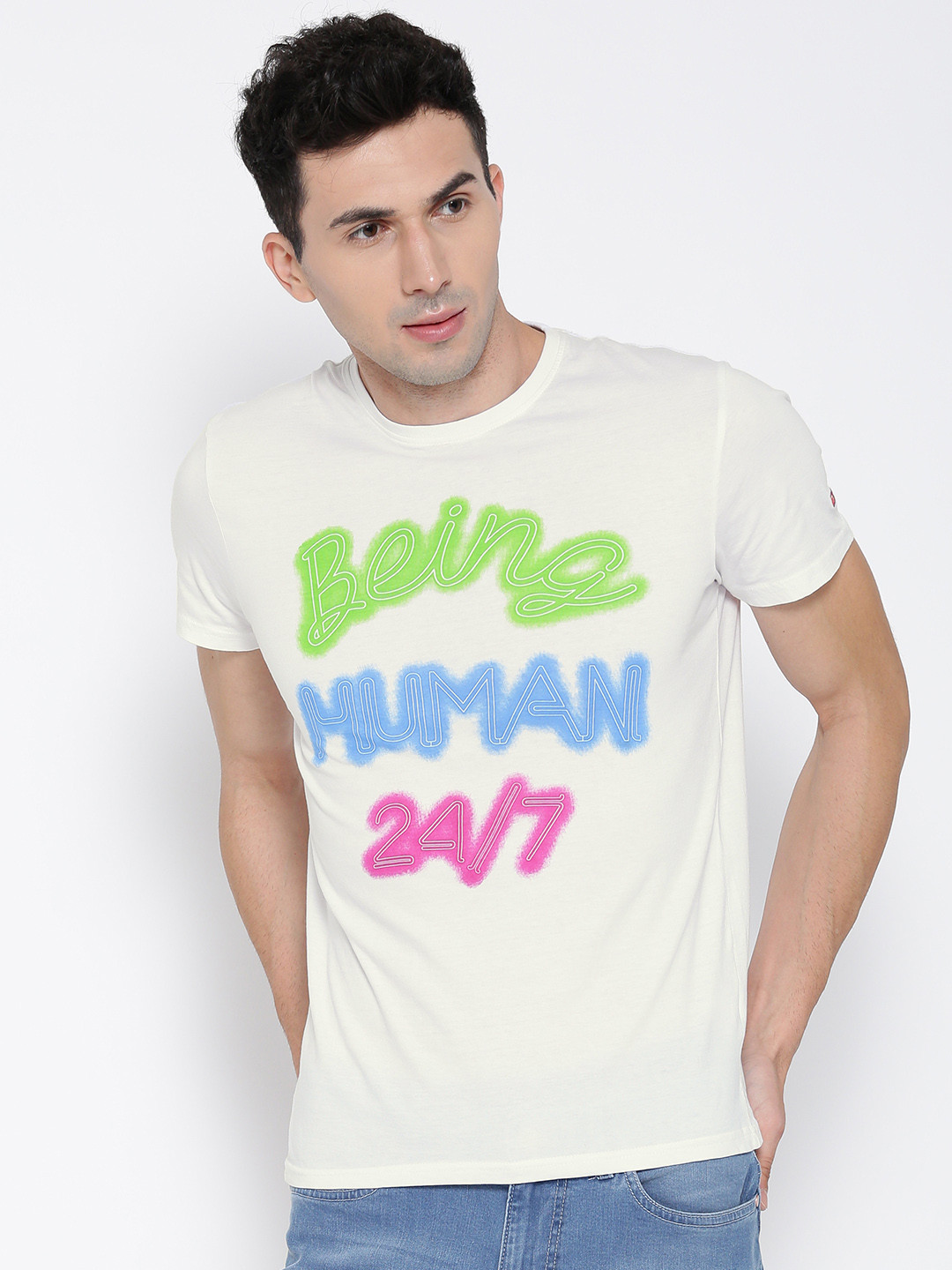 myntra being human t shirt