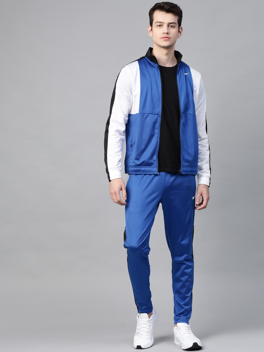 reebok tracksuit blue