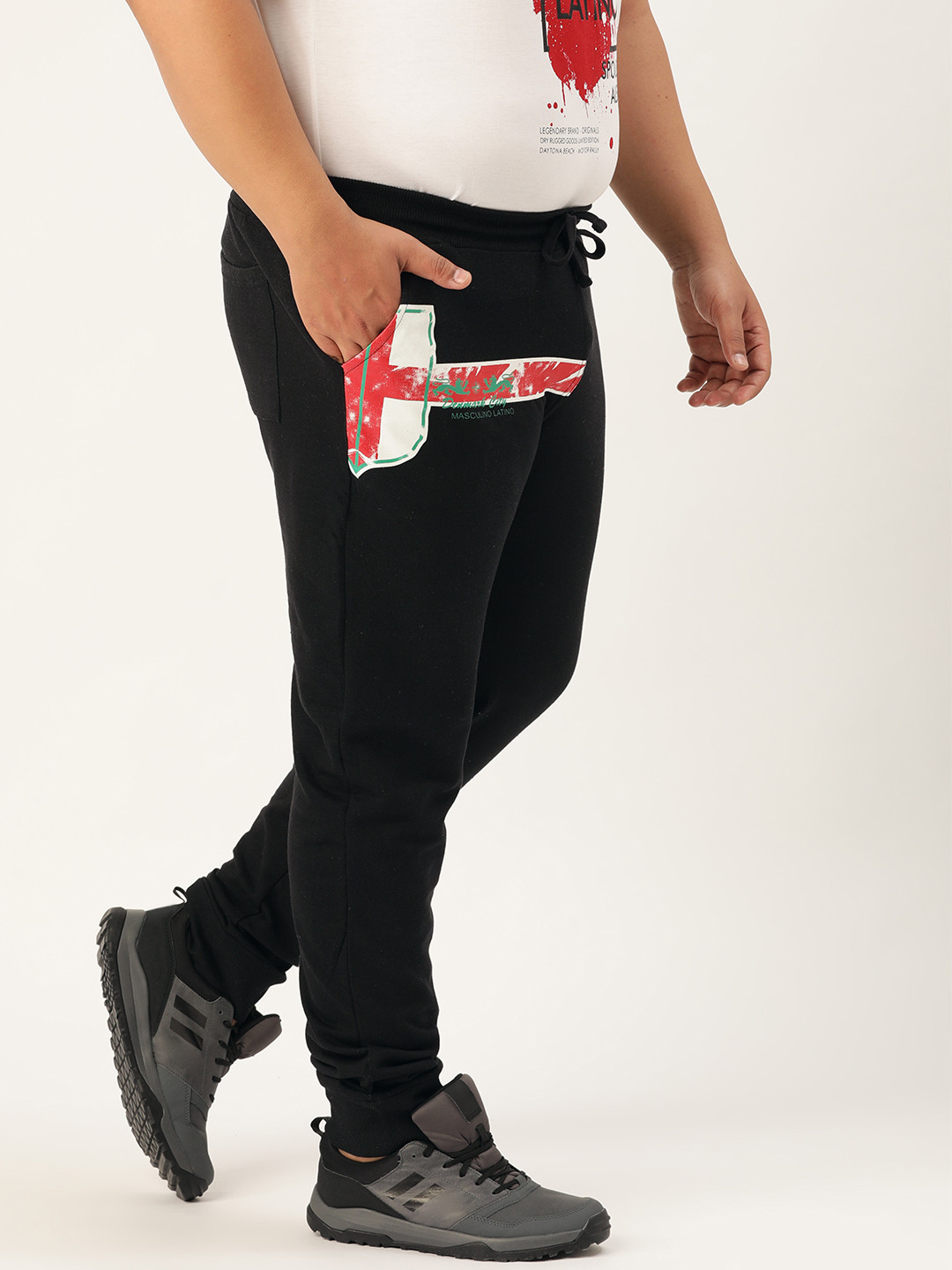 Red And Pink Mexican Baja Men's Joggers