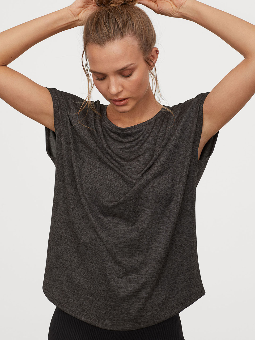 Buy H&M Women Black Sports Top Tops for Women 11679074 Myntra