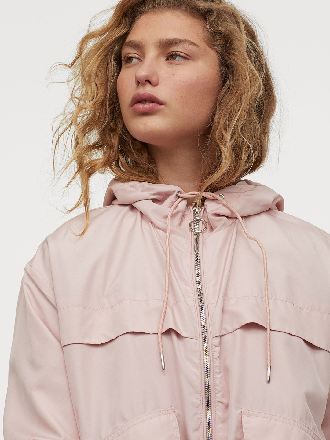 Buy H&M Women Pink Hooded Jacket Jackets for Women 11679278 Myntra