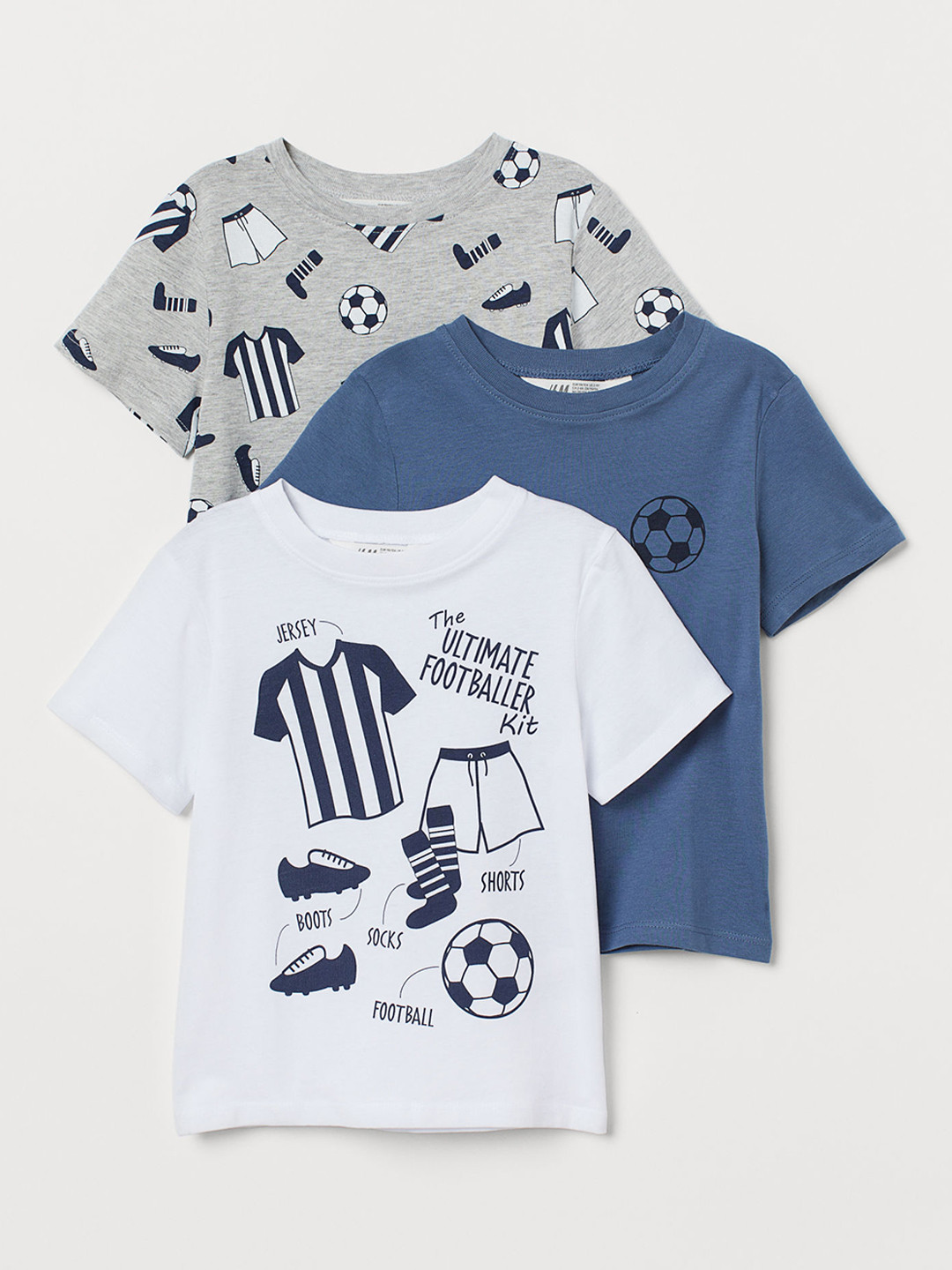 Buy H&M Boys 3 Pack Cotton T Shirts Tshirts for Boys 11679360 Myntra