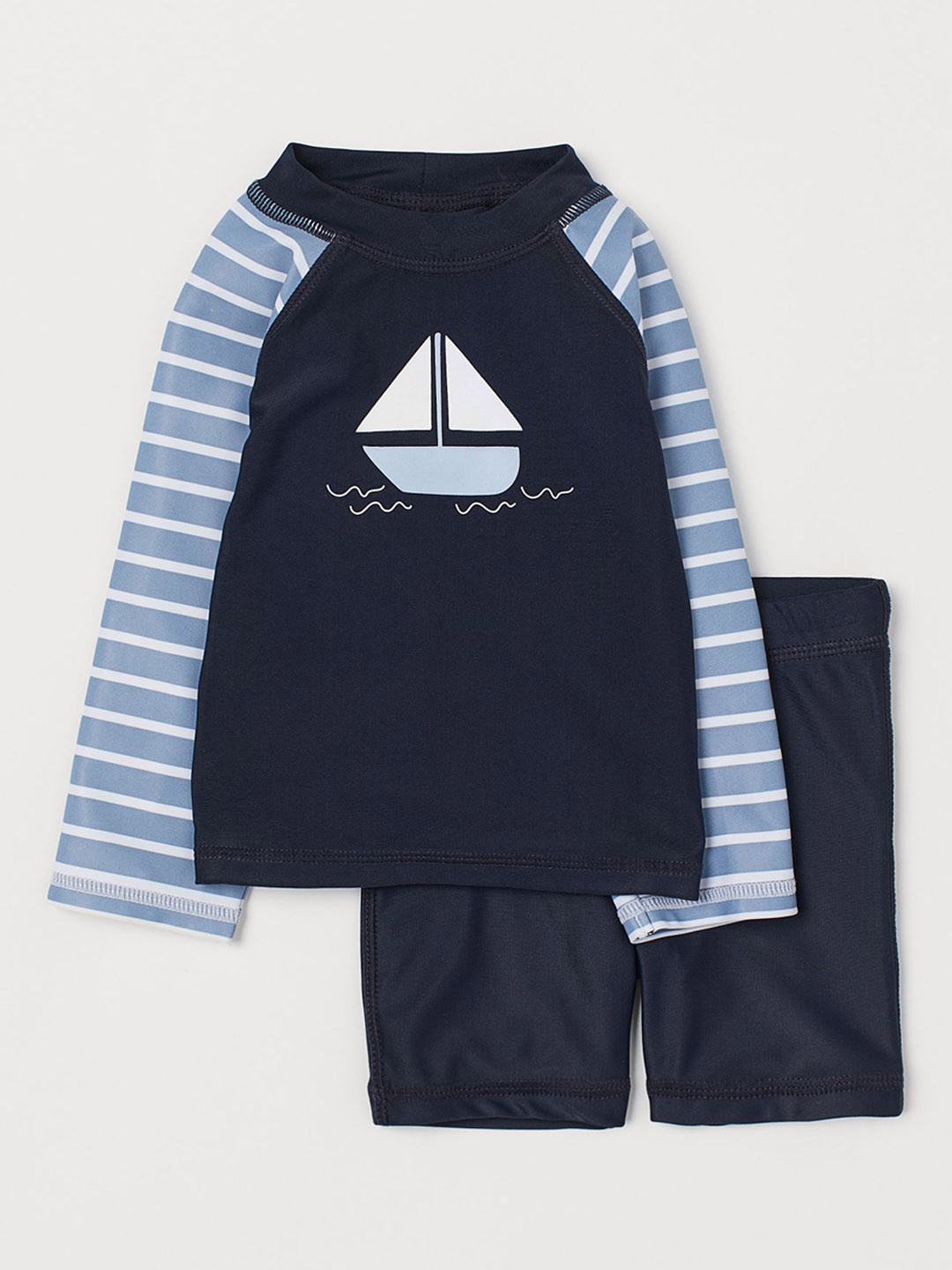 Buy H&M Boys Blue Swim Set With UPF 50 Clothing Set for Boys 11679824